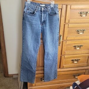 J. Crew Women's Straight-Leg Denim Jeans in Medium Blue